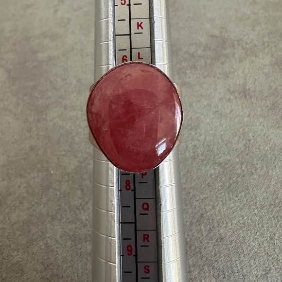Rhodochrosite & sterling silver statement by Jay King - Picture 11 of 12